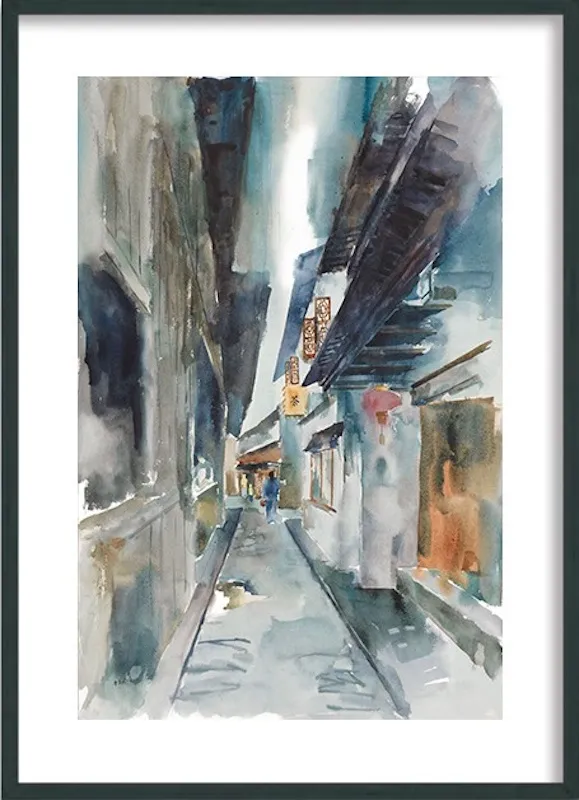 Alley in the rain