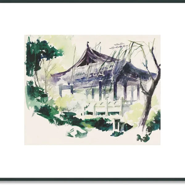 Lonely Crane Veranda in the Shen's Garden